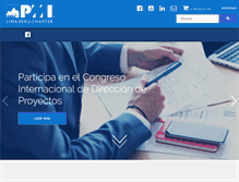 Tablet Screenshot of pmi.org.pe