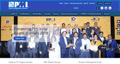 Desktop Screenshot of pmi.org.in