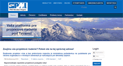 Desktop Screenshot of pmi.sk