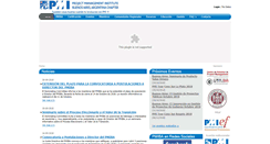 Desktop Screenshot of pmi.org.ar